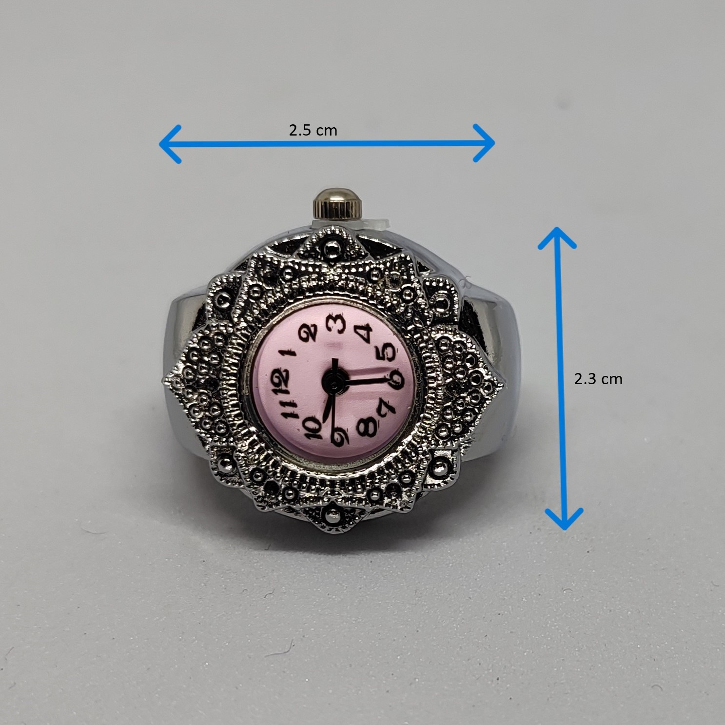 Ring watch 2pcs Finger Wear Quartz Watches Creative Ring Watches Mini Time  Display Accessories for Women Men (Black) - Walmart.com