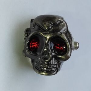 Skull (Ruby Red Eyes) Ring Watch