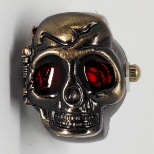 Skull (Ruby Red Eyes) Ring Watch