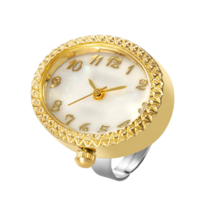 Oval Ring Watch - Gold